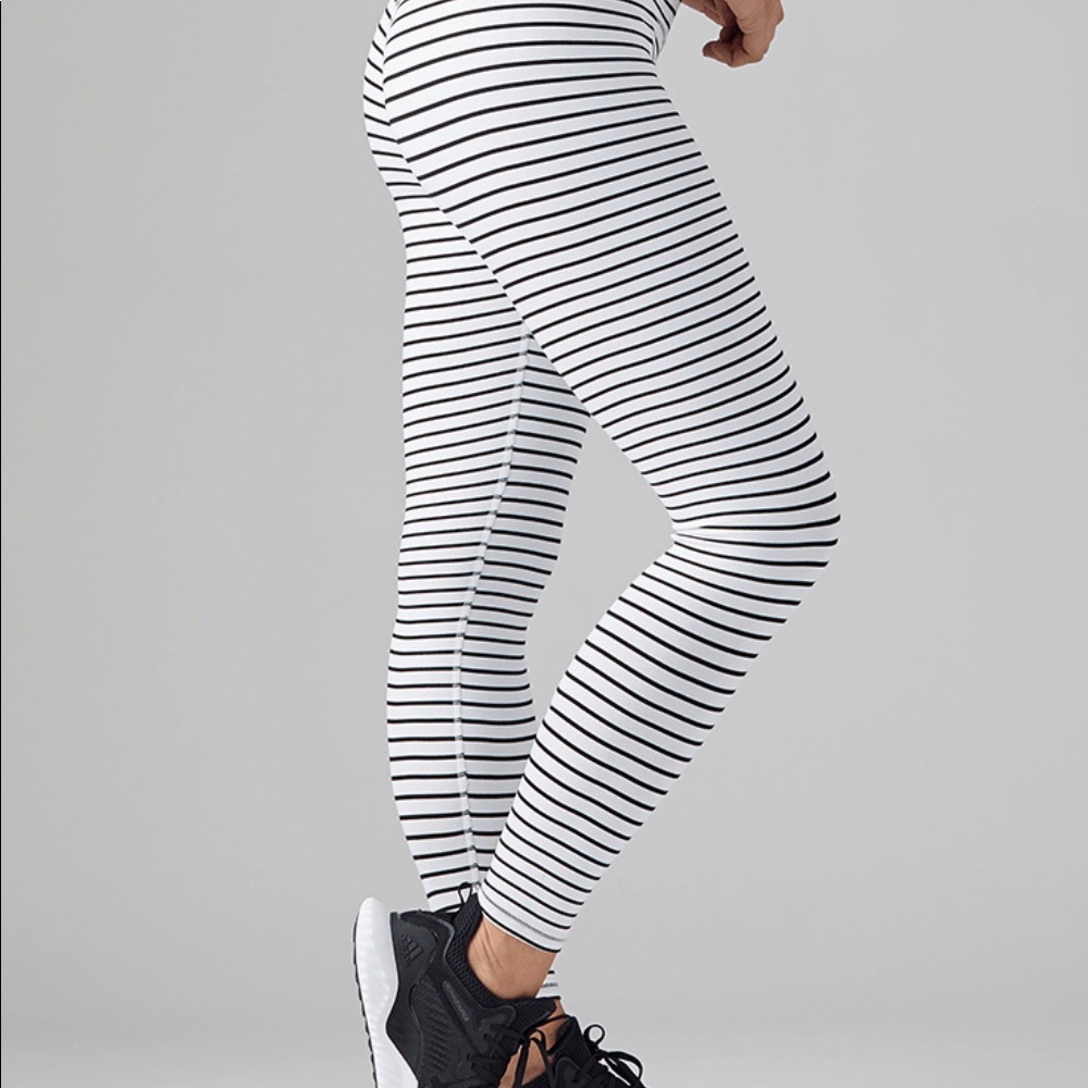 Glyder Apparel High Power Striped Leggings XXS